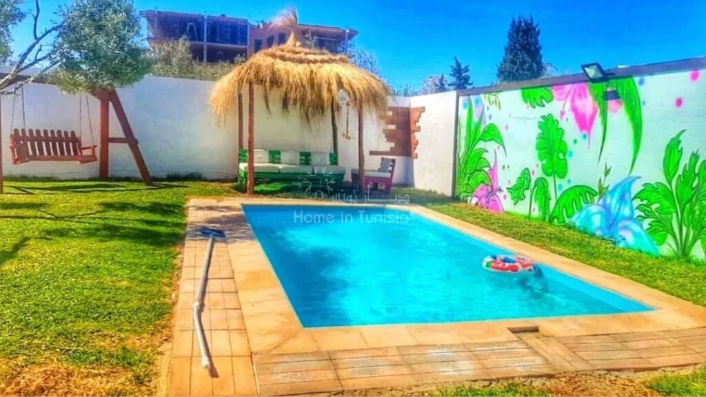 villa S+2 avec piscine location estivale – Kantaoui