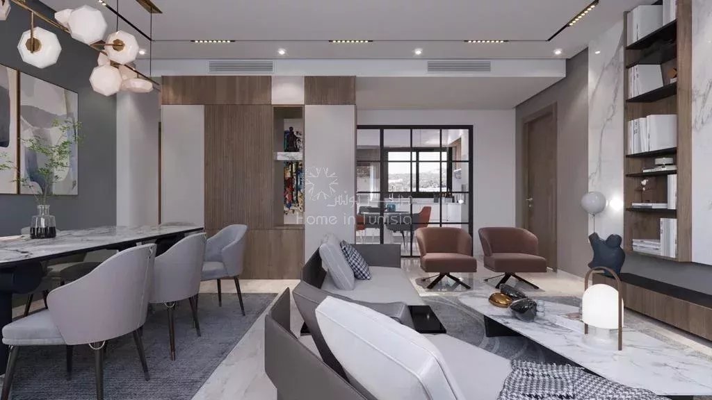 A vendre un S+3 en cours de construction à gammarth