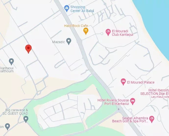 Terrain à vendre Kantaoui à NE PAS RATER