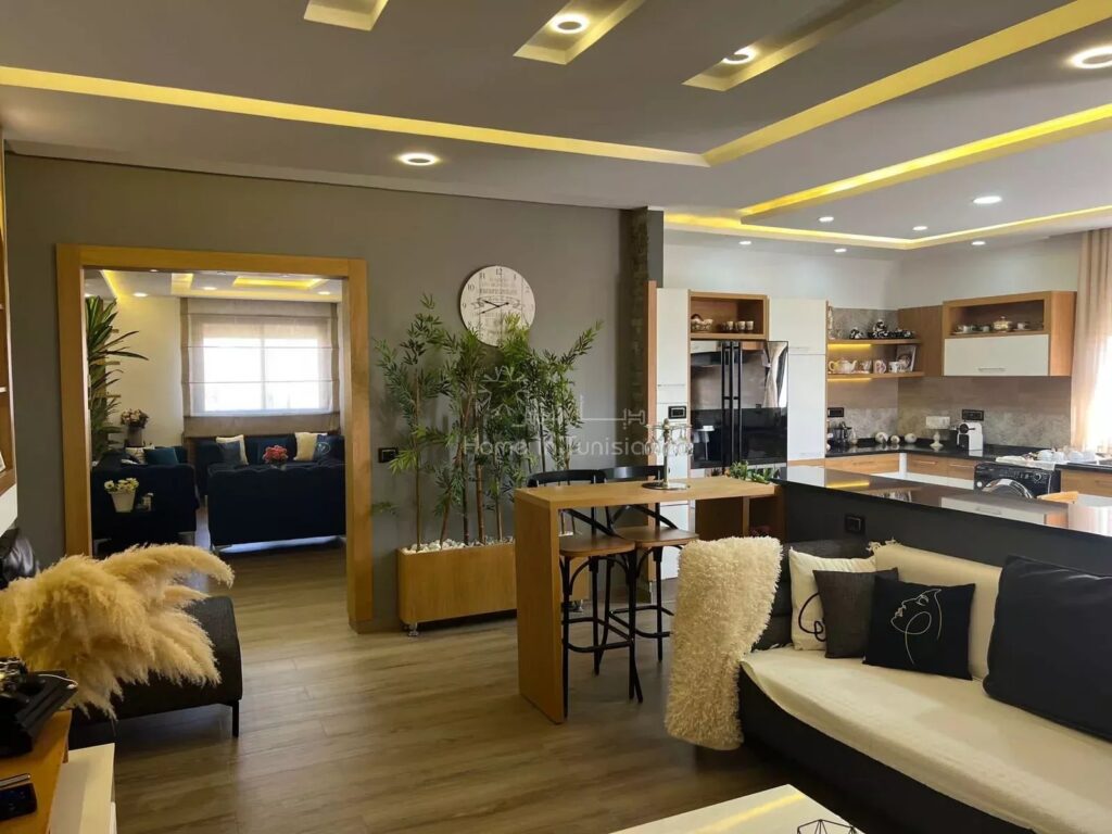À Vendre – Charmant Appartement S+3 Meublé à Cité Riadh