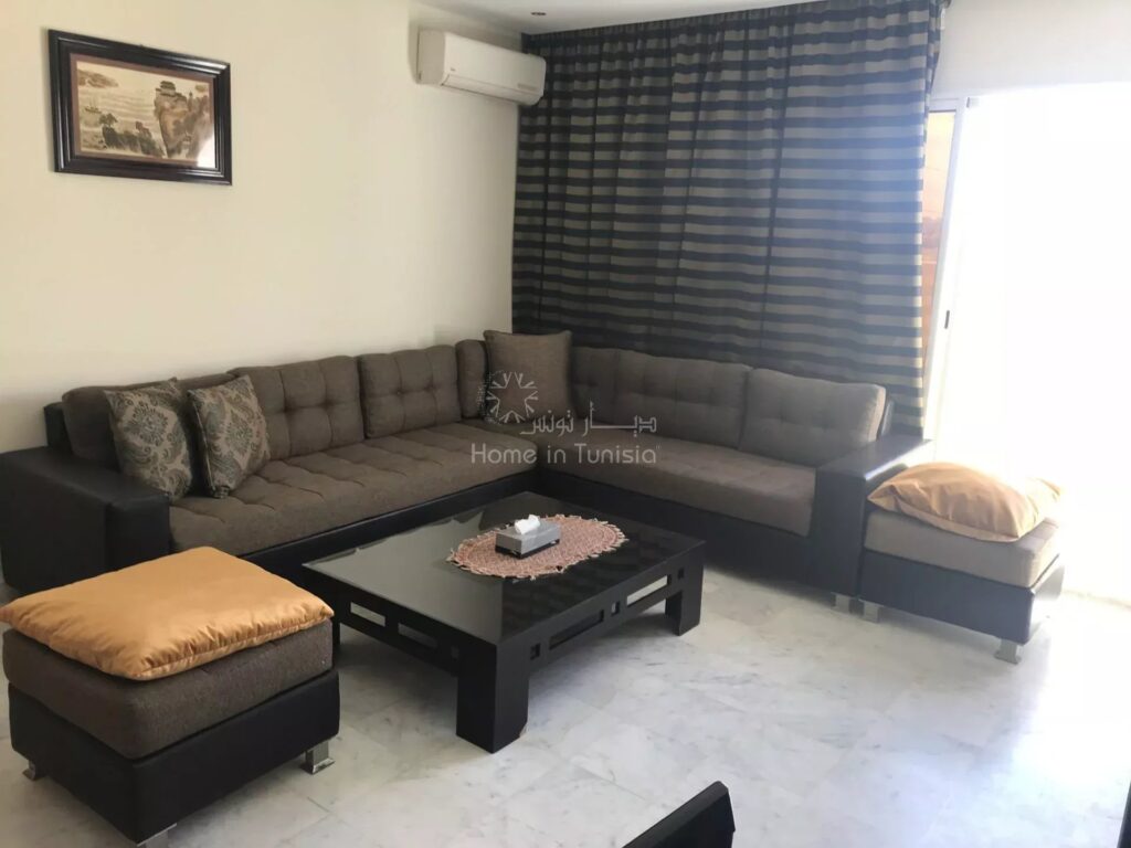 À Louer : Charmant Appartement Meublé S+2 – 110 m²