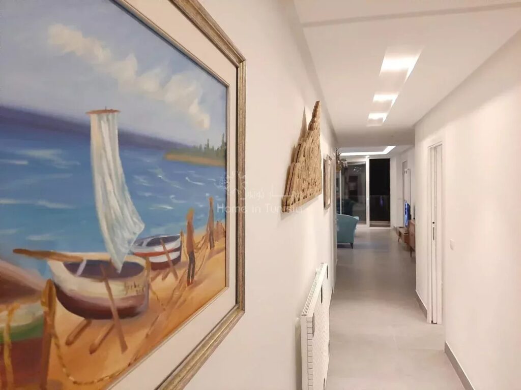 À Vendre : Appartement S+3 Haut Standing avec Vue Mer à Gammarth