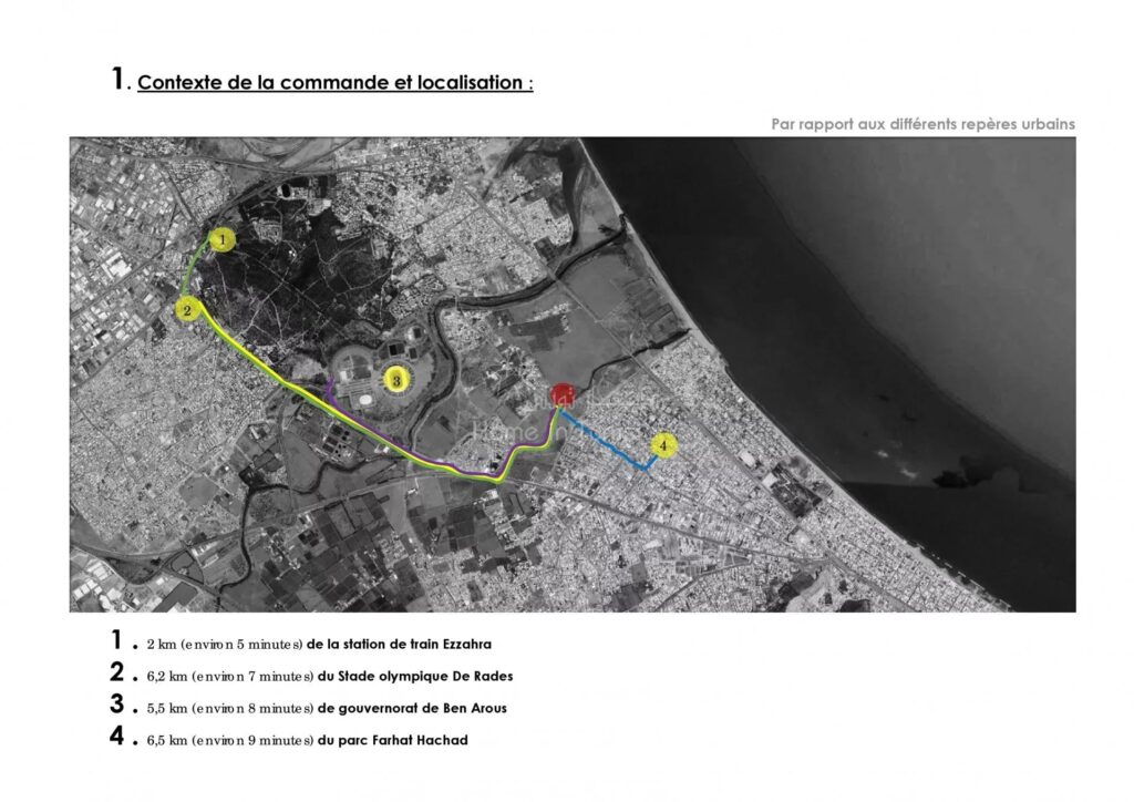 للبيع: قطعة أرض بمساحة 4.6 هكتار في الزهراء، جنوب تونس