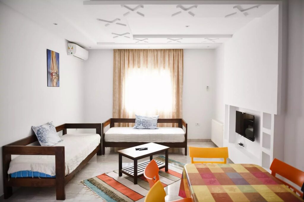 Location Saisonnière – Appartement S+2 Meublé à Chatt Mariem