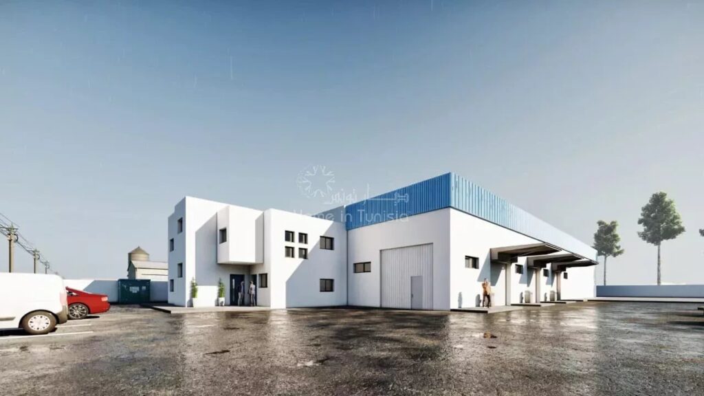 فرصة فريدة للاستحواذ! مصنع جاهز بمساحة 1,900 م² على أرض 8,200 م² في النفيضة.