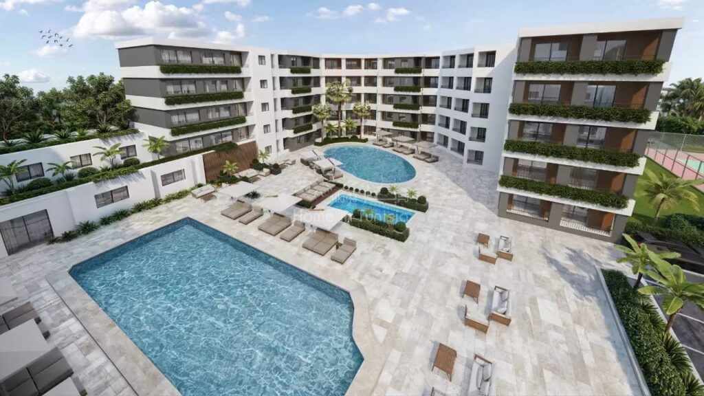 فرصة حصرية للمطورين العقاريين: فندق في الحمامات بترخيص من الديوان الوطني التونسي للسياحة (ONTT) للتقسيم والبيع بالوحدة!