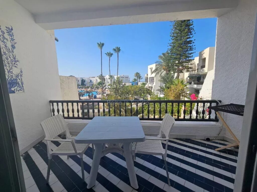 Appartement S+2 vue piscine et jardin à Marina Port El Kantaoui